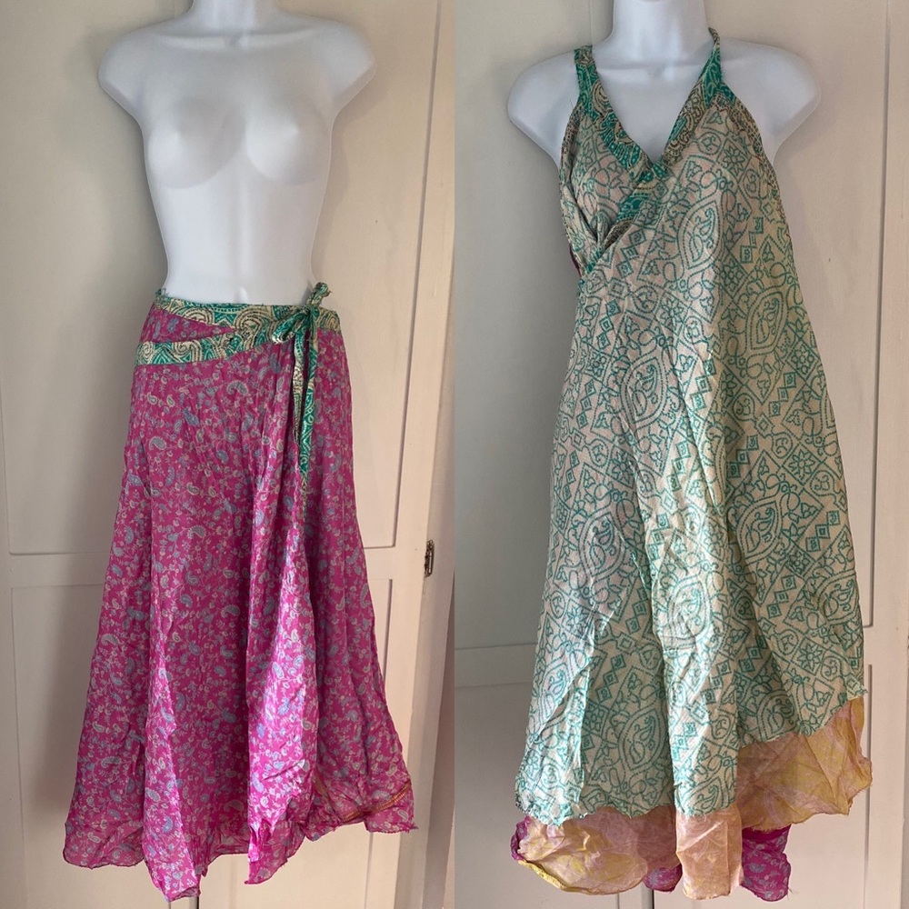 One skirt over 100 ways to wear!  So versatile this skirt/dress/top is fabulous!